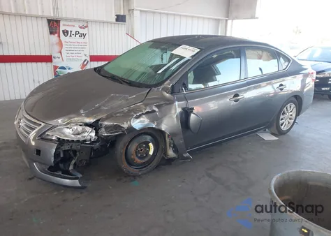 2015 Nissan Sentra Fe+ S/S/Sl/Sr/Sv z USA, uszkodzony, nr VIN 3N1AB7AP3FL639331